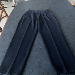 Navy Blue St John Knit Pants